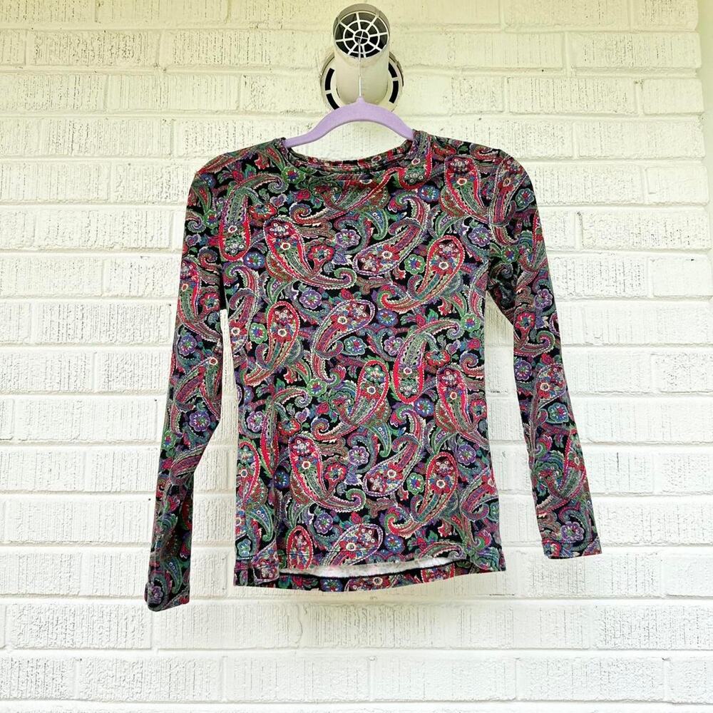 Ralph Lauren Vintage 2000's Colorful Paisley Long Sleeve Shirt
